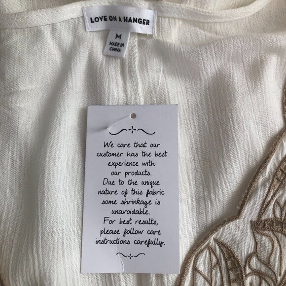 NWTs Love On A Hanger Embroidered Blouse - Coquette - Picture 2 of 6